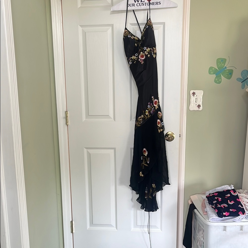 Sue Wong Black High Low Sundress